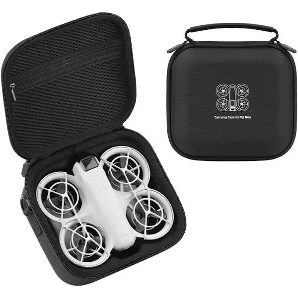 Flymile Neo Carrying Case, Small Shoulder Bag for DJI Neo Drone, Portable Nylon Bag for DJI Neo Drone and Batteries Accessories(Black)