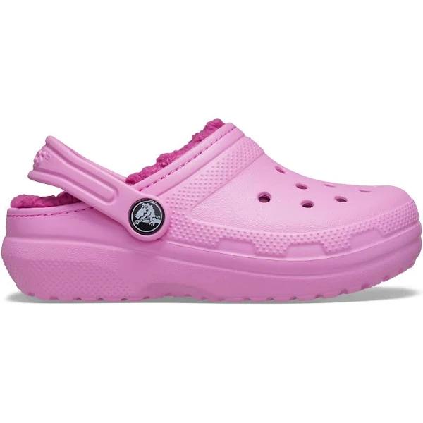 Crocs Kids Classic Lined Clog K Pink Croslite Clogs