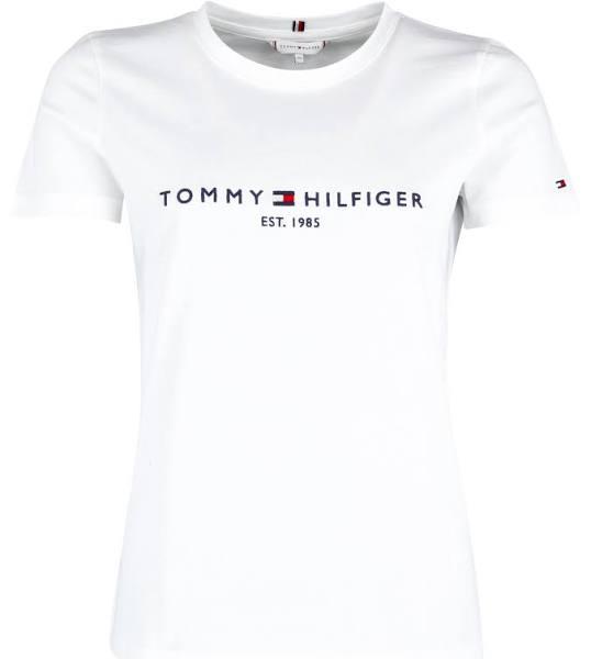 Tommy Hilfiger Heritage Regular Short Sleeve Crew Neck T-Shirt White S Woman