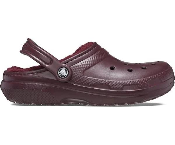 Crocs Classic Lined Clog; Dark Cherry, W10/M8