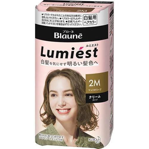 Kao Blaune Lumiest Hair Color For Gray Hair 2M Matt Olive