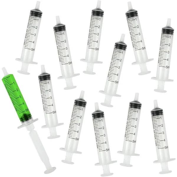 Plastic Dessert Syringes 5ml (Pack of 12)