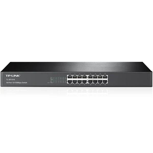 TP-Link TL-SF1016 16-Port Unmanaged 10/100M Rackmount Switch