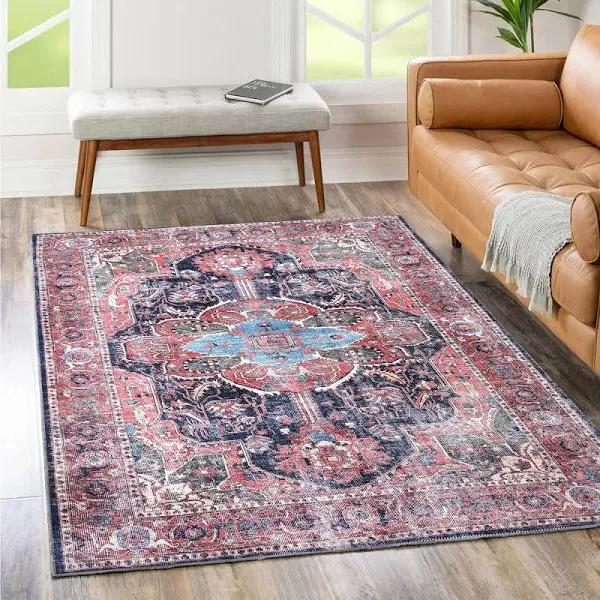 Distressed Vintage Kendra Multicolour Area Rug 160x230cm