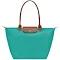 Longchamp Large Le Pliage Travel Bag Turquoise