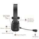 COMEXION Trucker Bluetooth Headset V5.0, Wireless Headphone with Mute Mic for Cell Phones, On Ear Bluetooth Headphone with Wireless&Wired Mode for