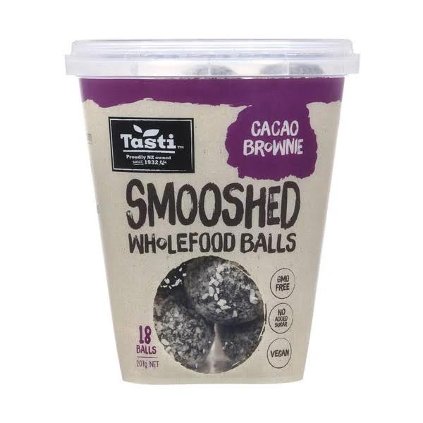 Tasti Smooshed Wholefood Balls Cacao Brownie 207g