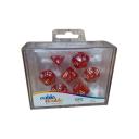 Oakie DOAKIE Dice RPG Set Marble - Red (7)