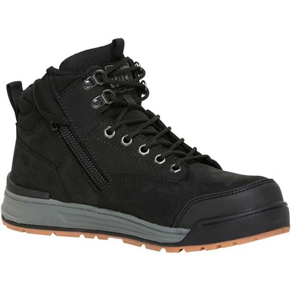 Hard Yakka Y60201 - 3056 Lace Zip Safety Boot Black 13