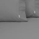 Algodon 300TC Cotton Fitted Sheet Combo Set - Mega King (Charcoal)