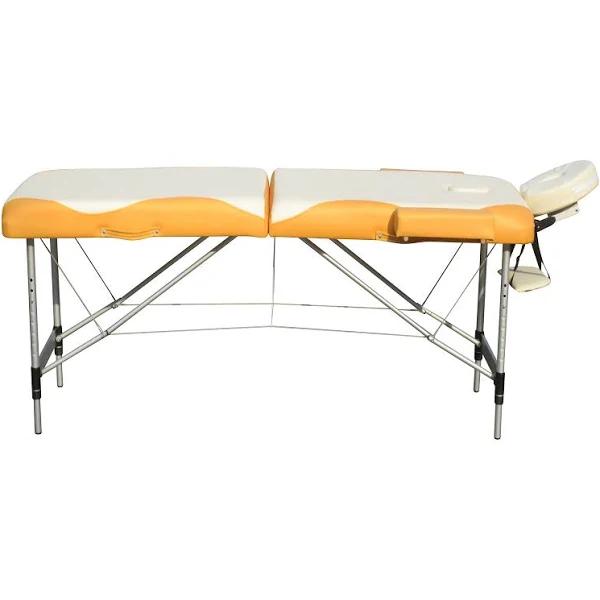 YES4HOMES 2 Fold Portable Aluminium Massage Table Massage Bed Beauty Therapy