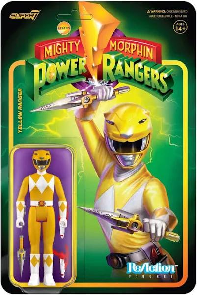 Power Rangers - Yellow Ranger 3.75" Reaction (Action Figure)