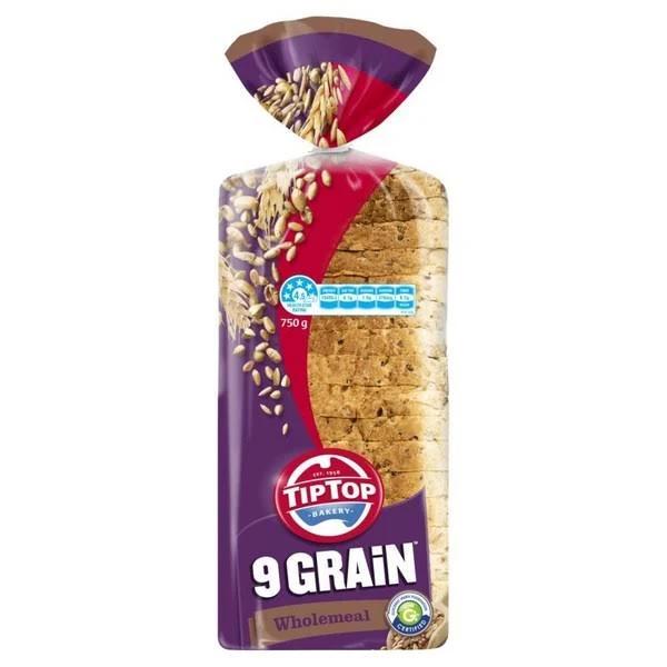 Tip Top 9 Grain Wholemeal Bread 750g