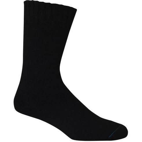 Mens Extra Thick Bamboo Work Socks Black / 11+