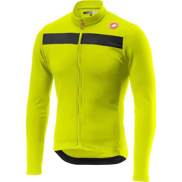 Castelli Puro 3 Jersey - S - Yellow Fluo