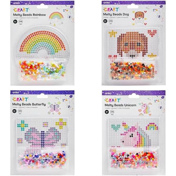 Kmart 370 Piece Melty Beads-Assorted