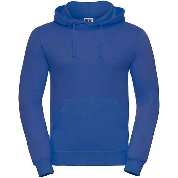 Russell Mens Plain Hoodie (Bright Royal Blue) (XS)