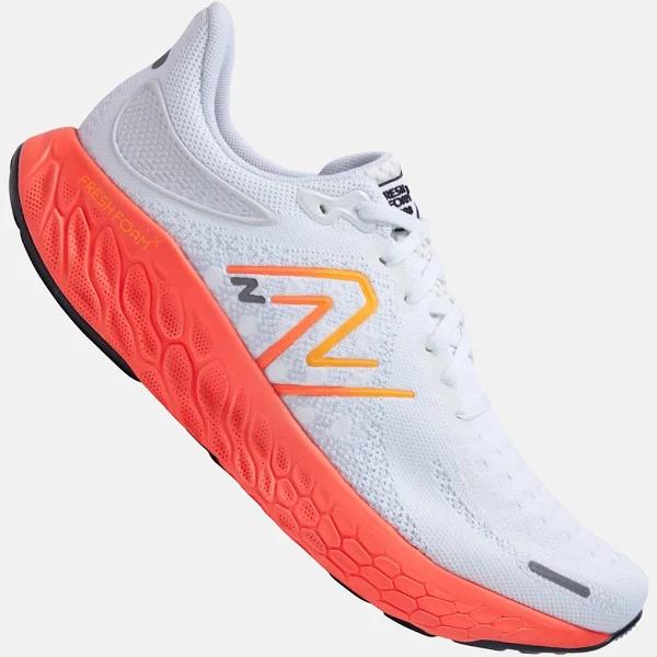 New Balance Fresh Foam 1080 V12 Shoes White Orange - 45.5