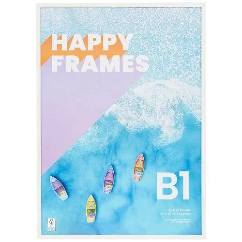 Happy Frames B1 Poster Frame White