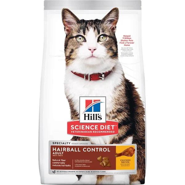 Hill's Science Diet Adult Hairball Control Cat Dry Food 4kg