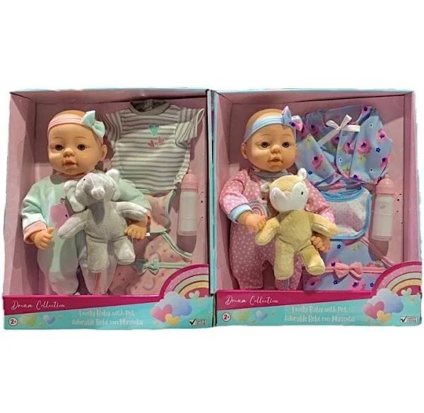 Gigo 13" Lovely Baby Doll Gift Set Assorted