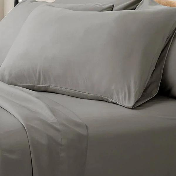 Valeria 1000TC Ultra Soft Bed Sheet Set - Super King Grey