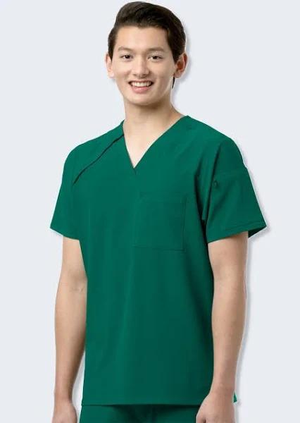 6034 WonderWink Renew Men's EZ Zip Scrub Top