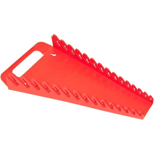 Ernst Manufacturing Gripper Wrench Organizer, 15 Tool, Red