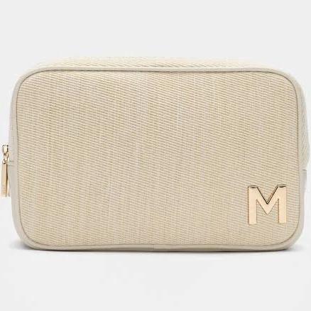 Seed Heritage Women's Initials Make Up Bag - Colour: Beige, One Size