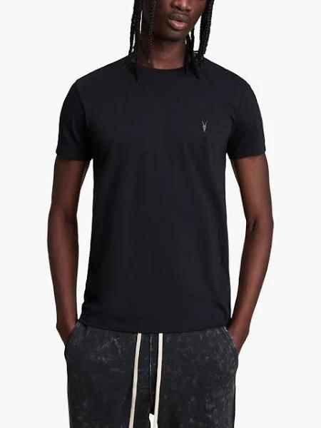 Mens AllSaints Crew Neck Tonic T-Shirt - Blue