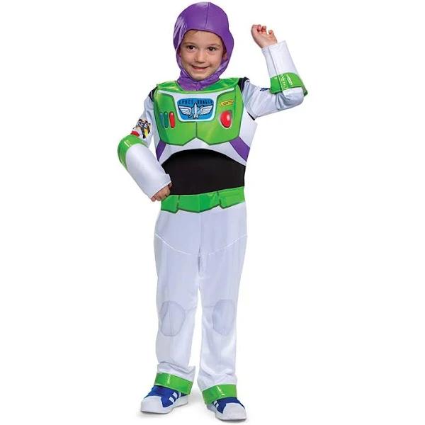 Buzz Lightyear Toy Story Adaptive Costume | Kids | Boys | Green/Purple/White | 7/8 | Disguise