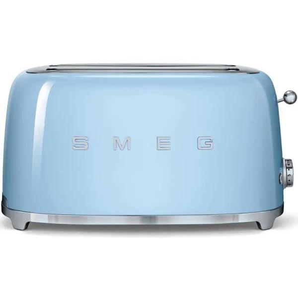 Smeg Retro Style 4 Slice Toaster - Pastel Blue