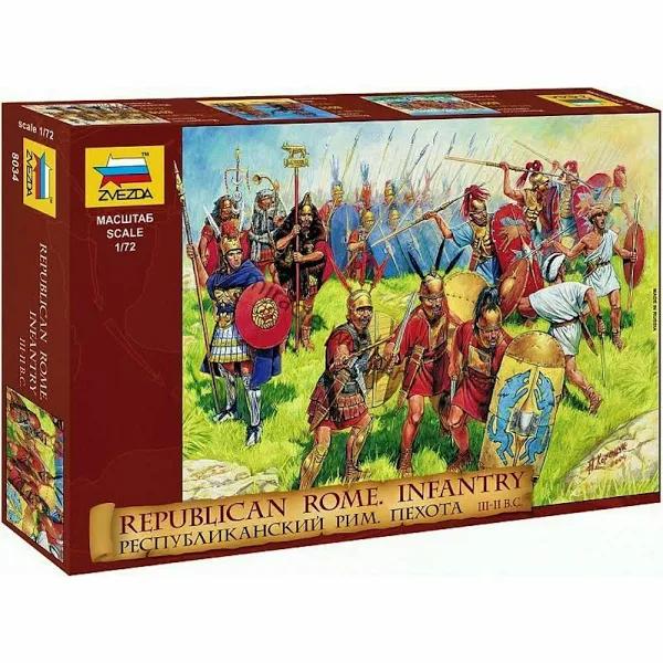 Zvezda 8034 1/72 Republican Rome Infantry (RR) Plastic Model Kit