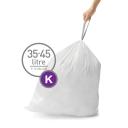 simplehuman Code K Custom Fit Liners 60pk