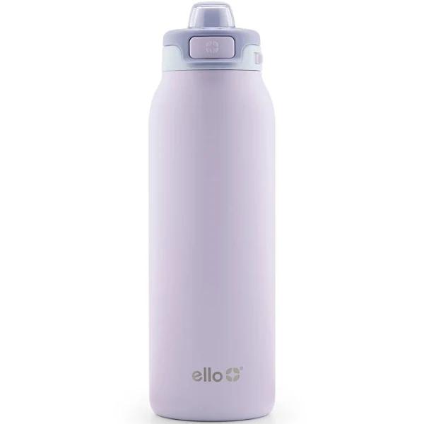 Ello Pop & Fill 32oz Stainless Steel Water Bottle with Quickfill Technology, Double Walled and Vacuum Insulated Metal, Leak Proof Locking Lid, Sip