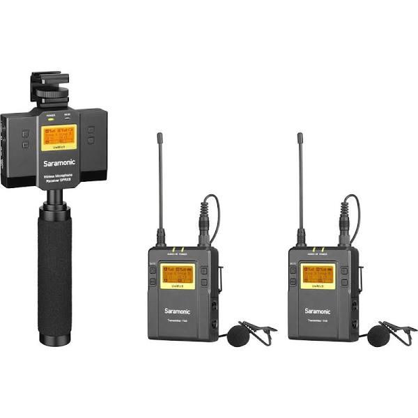 Saramonic Receiver UHF Wireless Microphone Kit UwMic9 TX9+TX9+SP-RX-9