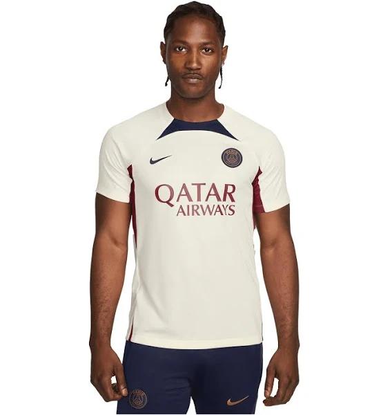 2023-2024 PSG Strike Dri-FIT Training Shirt (Cream)