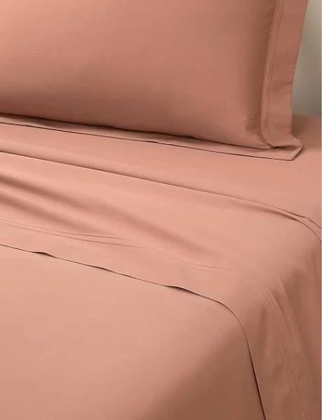 Yves Delorme Sienna Triomphe Organic-cotton Flat Sheet Double