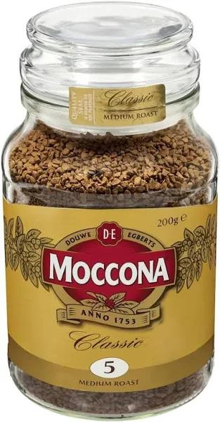 Moccona Classic Medium Roast Freeze Dried Instant Coffee 200g