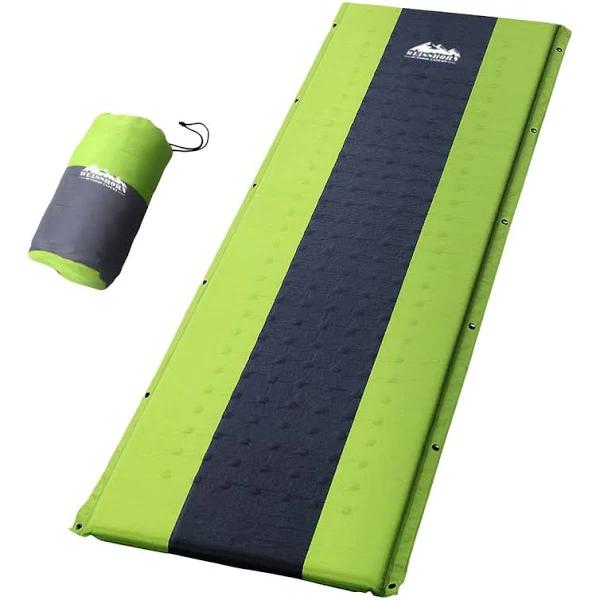 Weisshorn Self Inflating Mattress Camping Sleeping Mat Air Bed Pad Single - Green