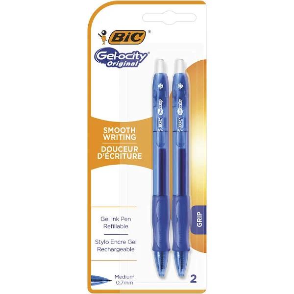 Bic Gelocity Original Pens Blue 2 Pack