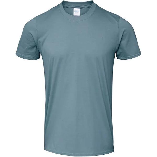 Gildan Mens Softstyle Ringspun T-Shirt (Stone Blue) (S)