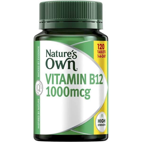 Nature's Own High Strength Vitamin B12 1000mcg 120 Tablets Exclusive S