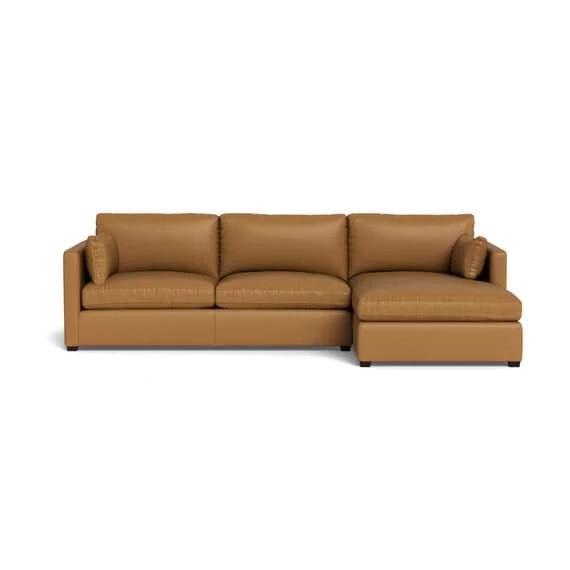 MOMBA Leather Modular Sofa Taffy by Freedom