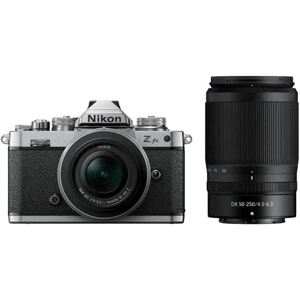 Nikon Z FC Body Black With NIKKOR Z 16-50mm VR and Z 50-250mm VR Lens