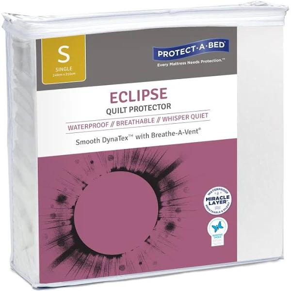 Protect A Bed Eclipse Smooth Dynatex Quilt Protector, Single