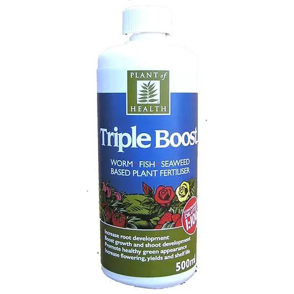 Plant of Health Triple Boost Fertiliser Concentrate (Sizes: 500ml)