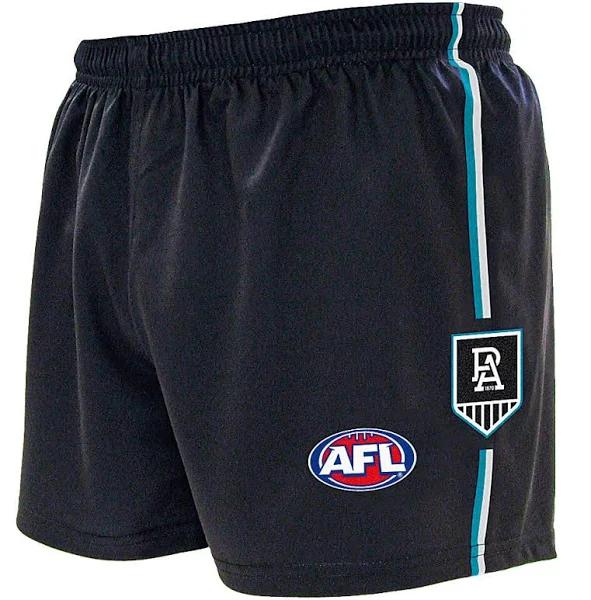 Port Adelaide Power Mens Logo Footy Shorts Size:M