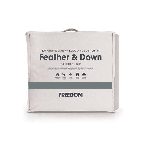 Freedom Feather & Down Quilt White by Freedom