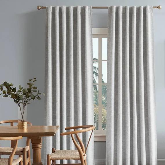 FLERON Blockout Curtain Silver by Freedom, 100% Polyester